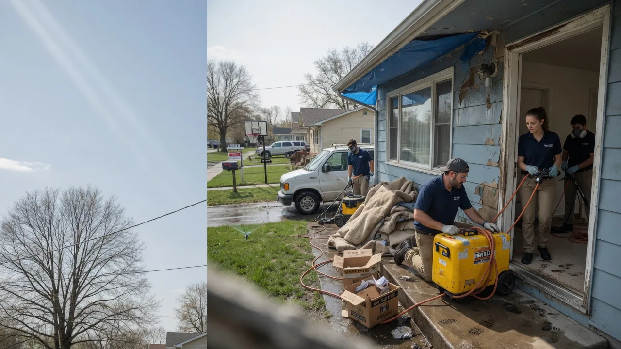 Basement Flood Cleanup in Oxford, OH near me